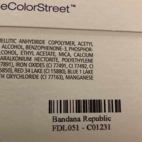 Color Street Bandana Republic Dry Polish + Bonus - Picture 3 of 4